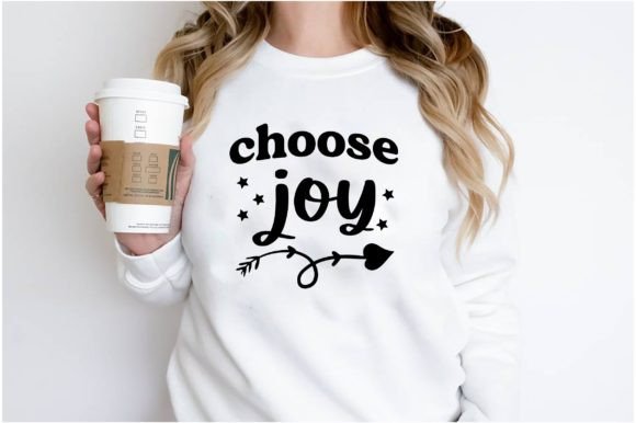 Choose Joy T-shirt Design for Branding