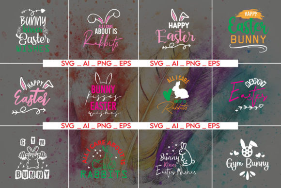 Easter Sublimation Bundle for T-Shirt Designs