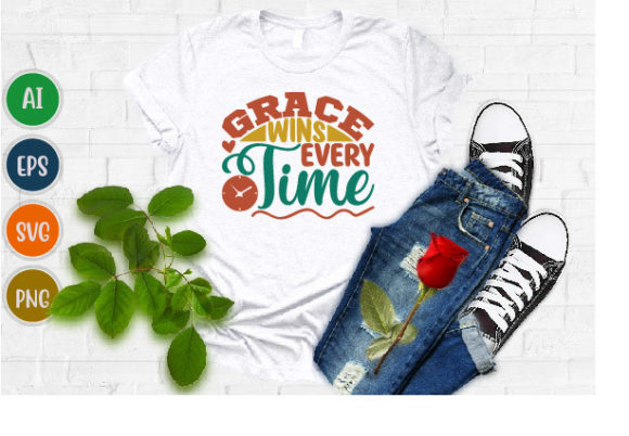 Grace Wins Every Time, Faith Tees Svg Review