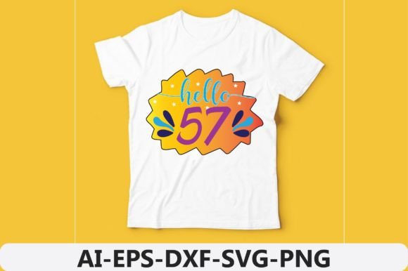 Hello 57 T-Shirt Designs