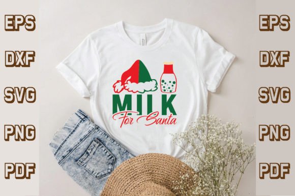 Milk for Santa Svg: A T-Shirt Design That Sells