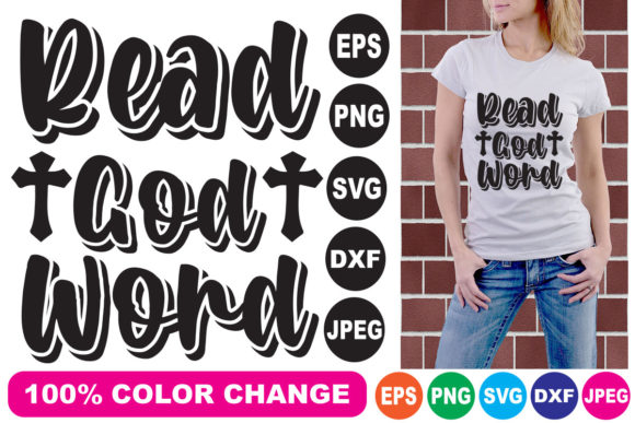 Read God Word T Shirt Design and T-Shirt Designs