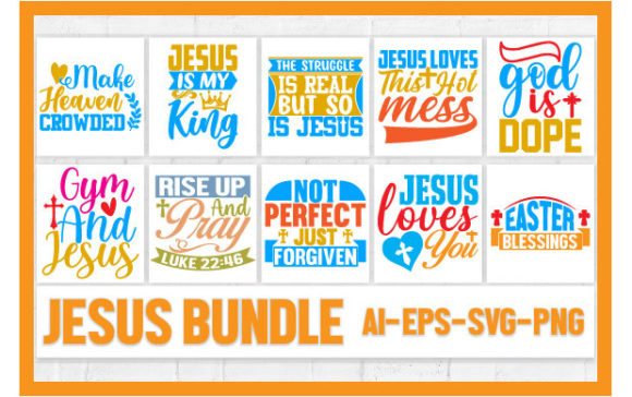 Religious Design, Faith Svg Bundle for T-Shirt Designs