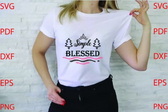 Simple Blessed Svg Design: T-Shirt Designs Review